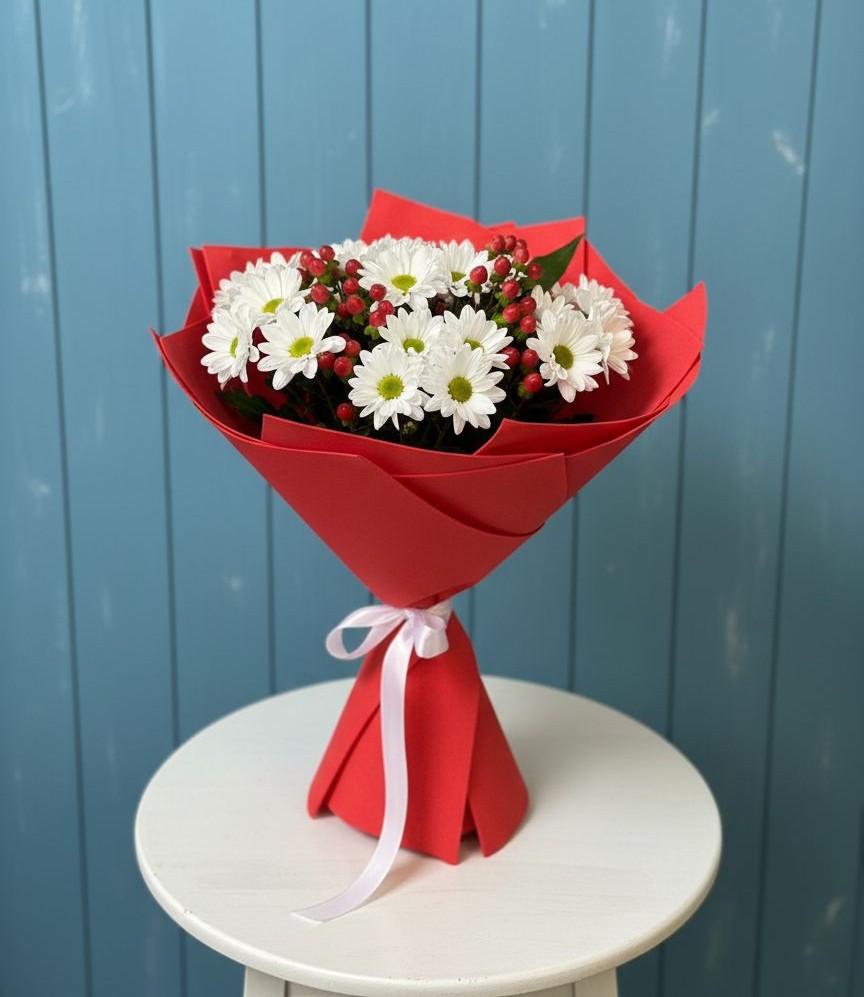 Букет цветов из: Хризантемы в Ленске