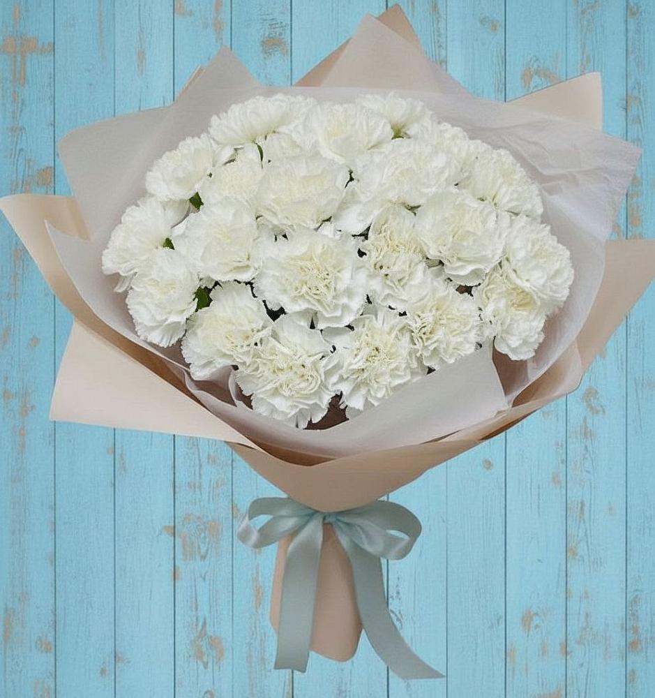 Букет цветов из: Гвоздики в Ленске