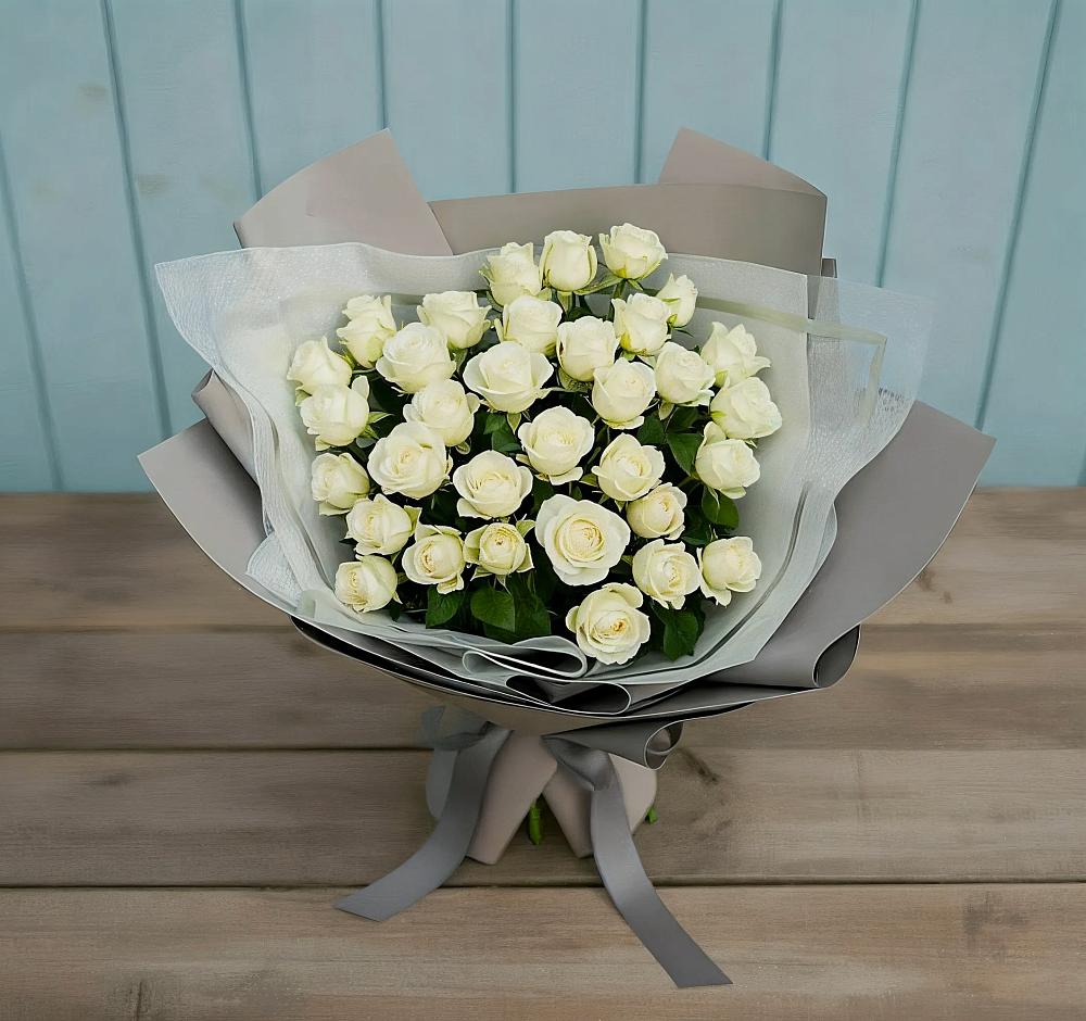 Букет Белоснежная нежность в Ленске