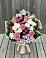 Букет цветов из: Альстромерии, Гвоздики, Розы и Хризантемы в Ленске