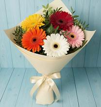 Букет цветов из:  Герберы #REPLACE_PRED# Ленске
