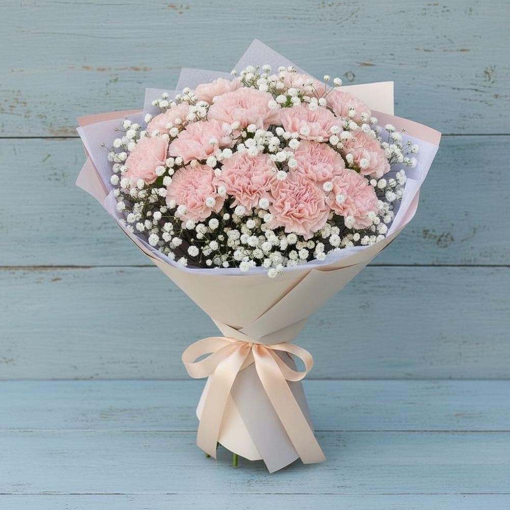 Букет цветов из: Гвоздики в Ленске