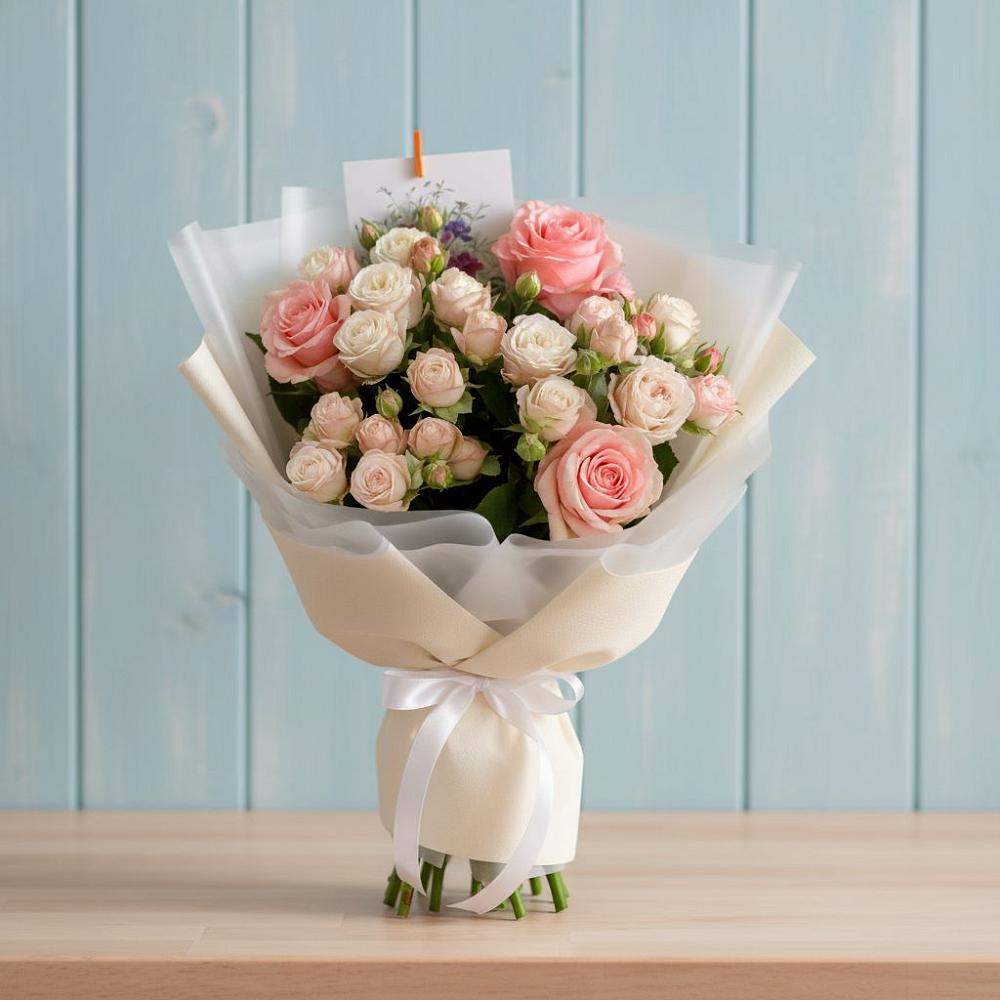 Букет цветов из: Розы в Ленске