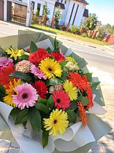 Букет цветов из:  Герберы #REPLACE_PRED# Ленске