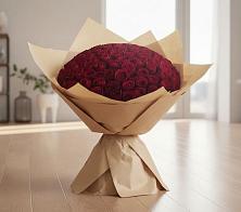 Букет 101 Красная роза в Ленске
