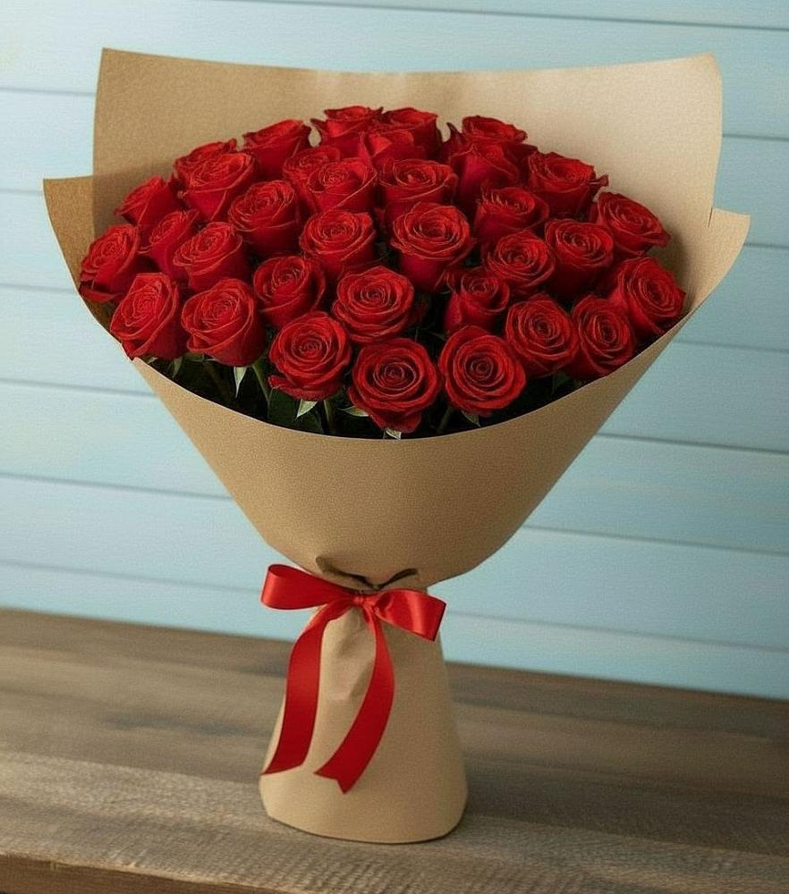 Букет Красные розы Милано в Ленске