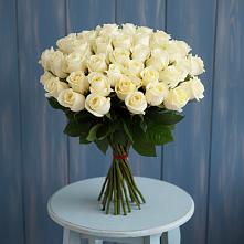 Букет 51 Белая роза Эдлесс Лав #REPLACE_PRED# Ленске