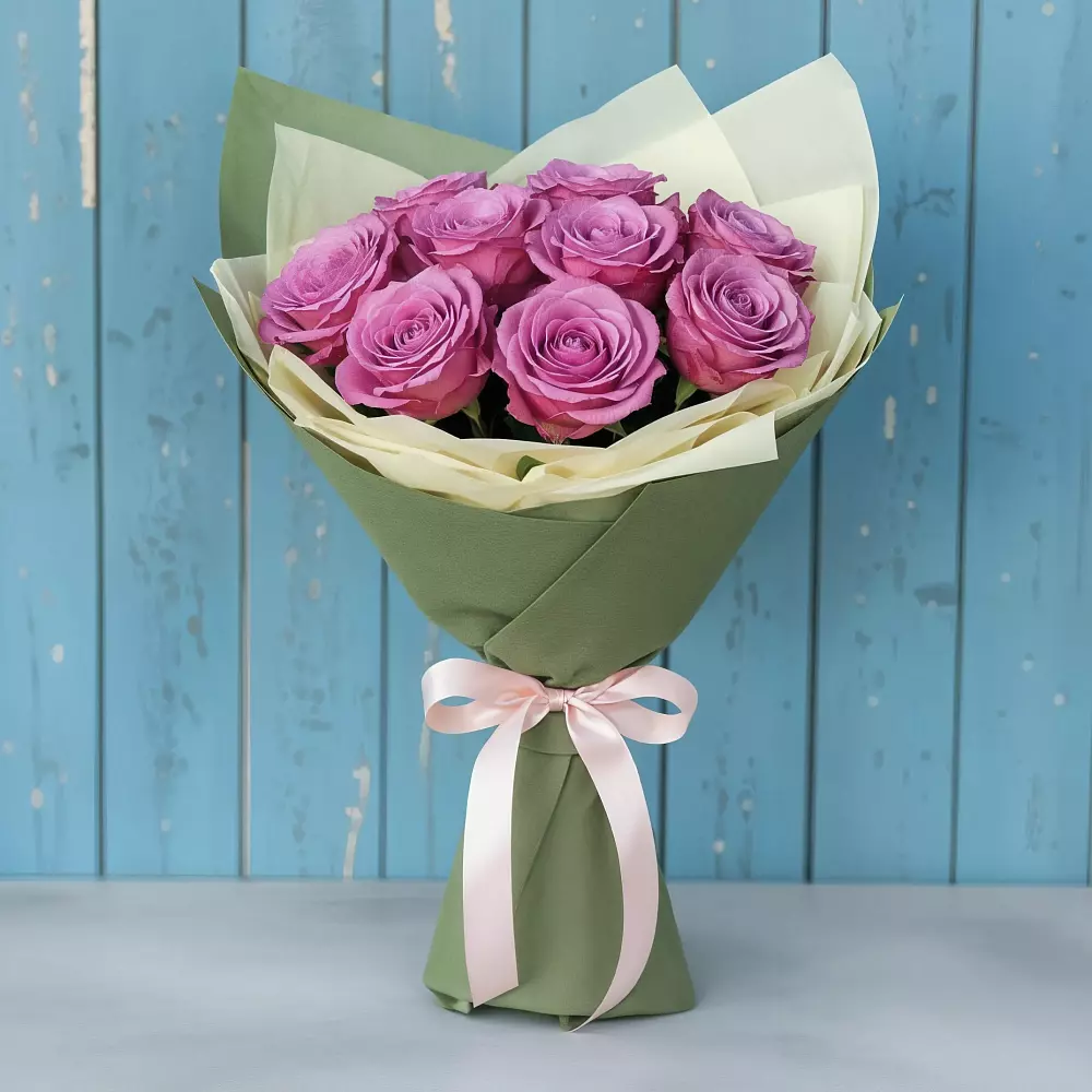 Букет Розы Фёрст Леди в Ленске